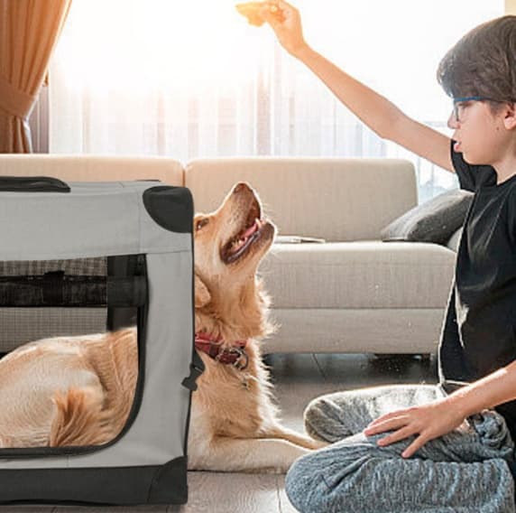 ペット キャリーバッグ 犬用快適お出かけソフトケージ