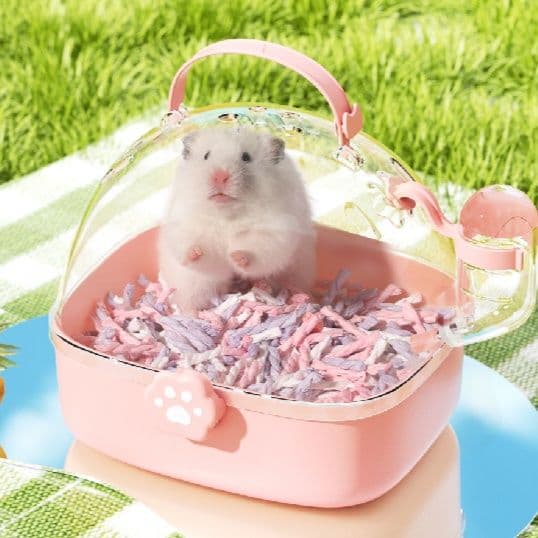 ペット キャリー ハムスター専用 透明ドーム おでかけケース