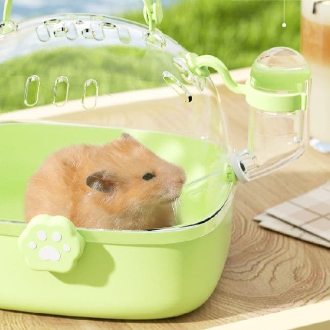 ペット キャリー ハムスター専用 透明ドーム おでかけケース