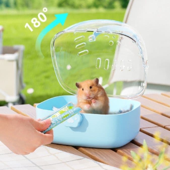 ペット キャリー ハムスター専用 透明ドーム おでかけケース