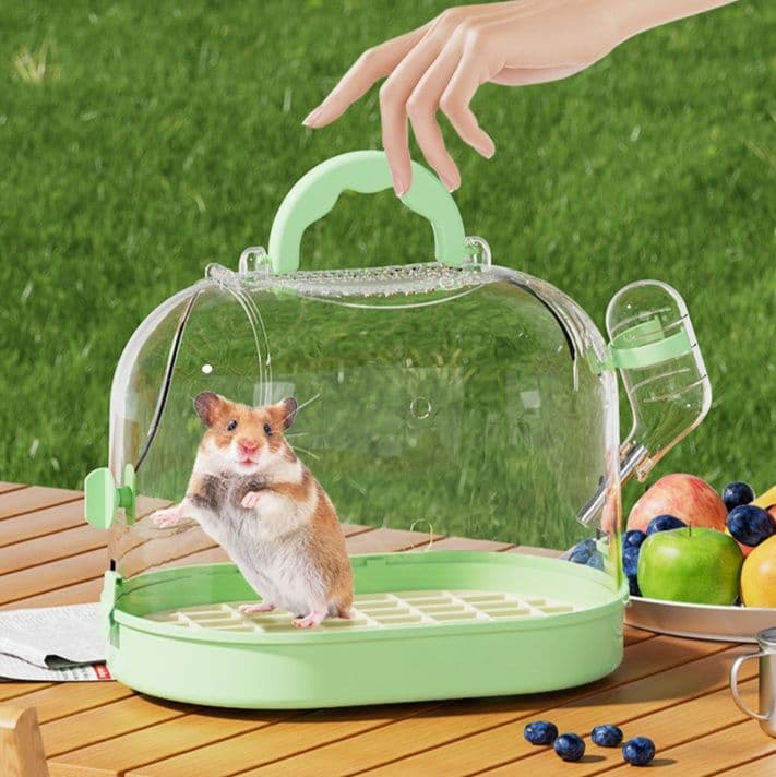 ペット キャリー 小動物用透明宇宙船キャリー