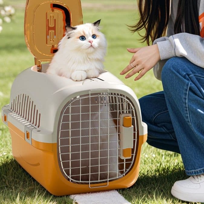 ペット キャリー 便携式ペット キャリー 猫用航空箱