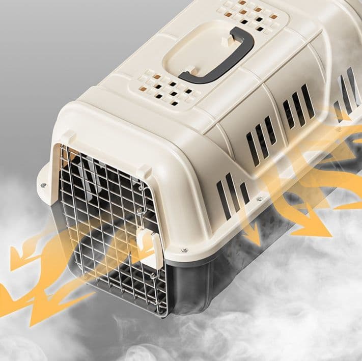 ペット キャリー 猫 二重扉安全設計ペット運搬用キャリーケース