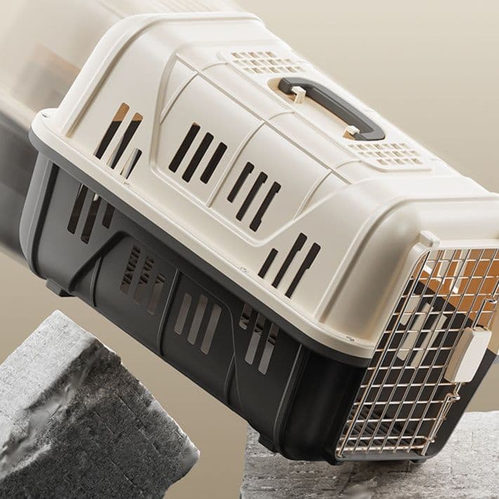 ペット キャリー 猫 二重扉安全設計ペット運搬用キャリーケース