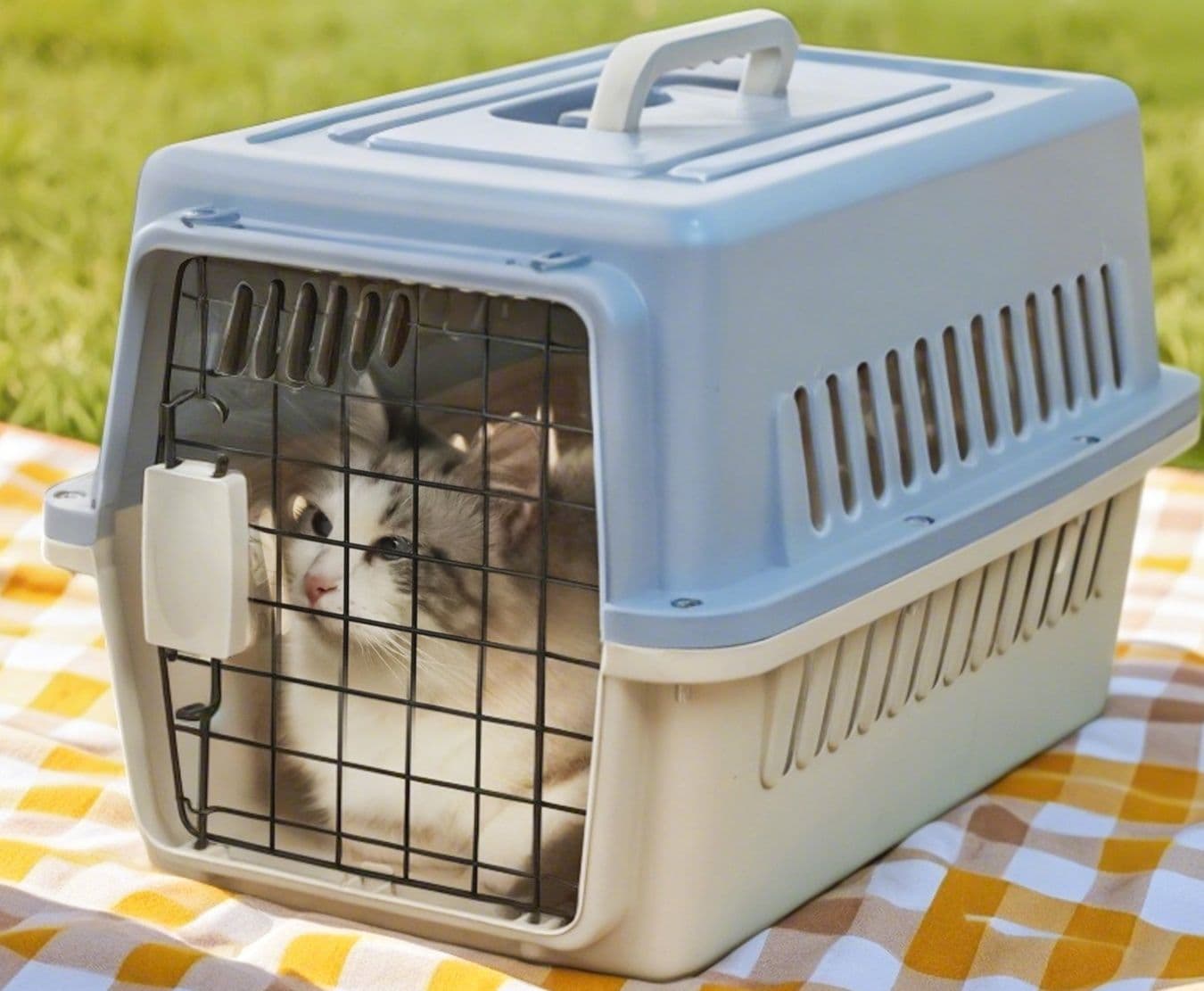 ペット キャリー 猫 四面通気型猫用移動運搬ケース