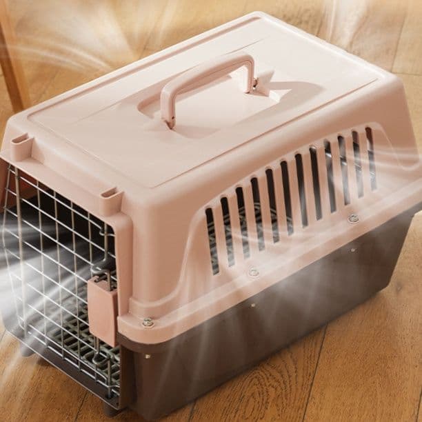 ペットキャリー猫持ち運び便利で通気性抜群