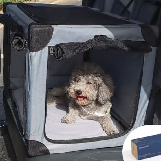ペット キャリー 車載用折りたたみ式ペットキャリー犬用移動ケージ