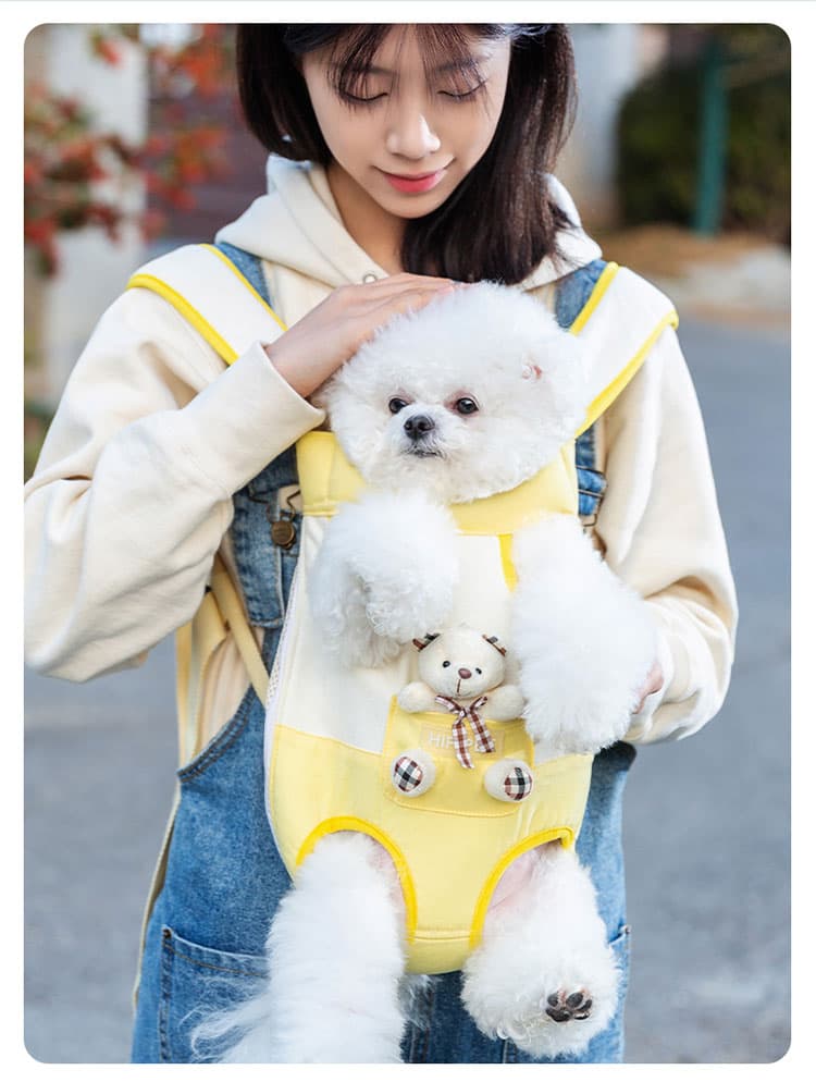 ペット キャリーバッグ 犬用抱っこひも型ペットキャリー 体にフィット