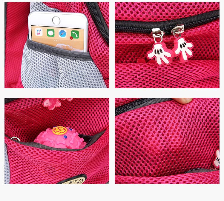 ペット キャリーバッグ 犬用メッシュ素材抱っこ紐型ペットバッグ