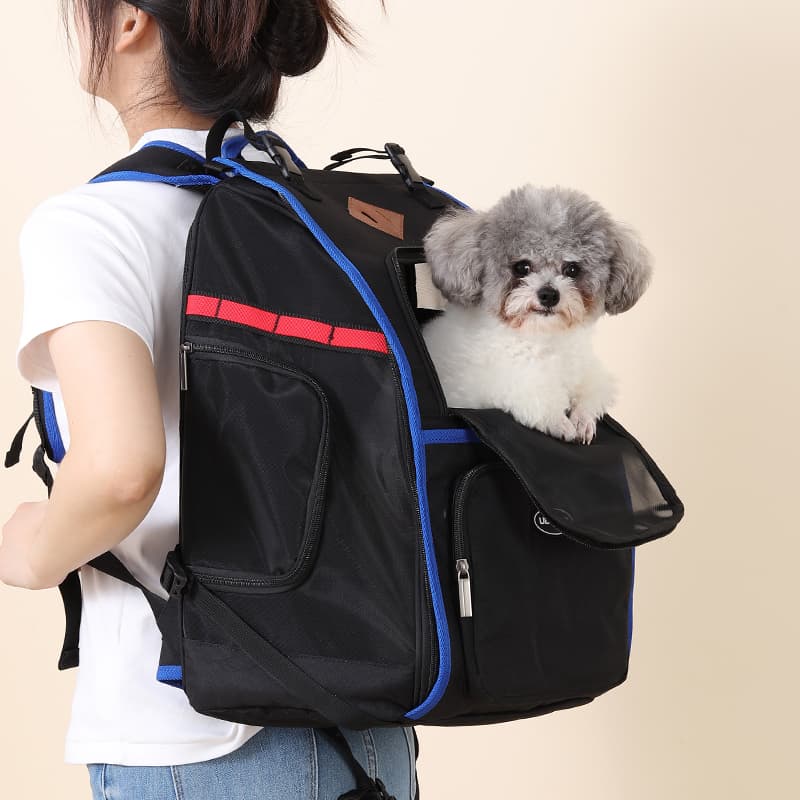 ペット キャリーバッグ 犬用背負える二重構造ペットリュック
